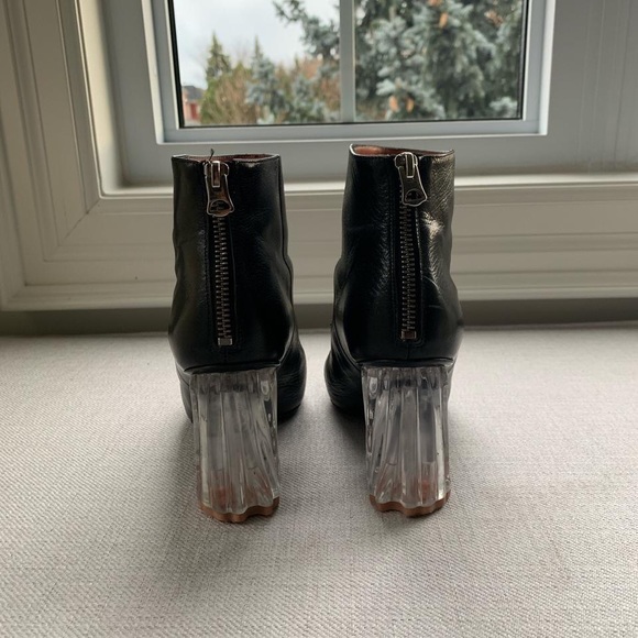Acne Studios booties with clear heal - Picture 4 of 4